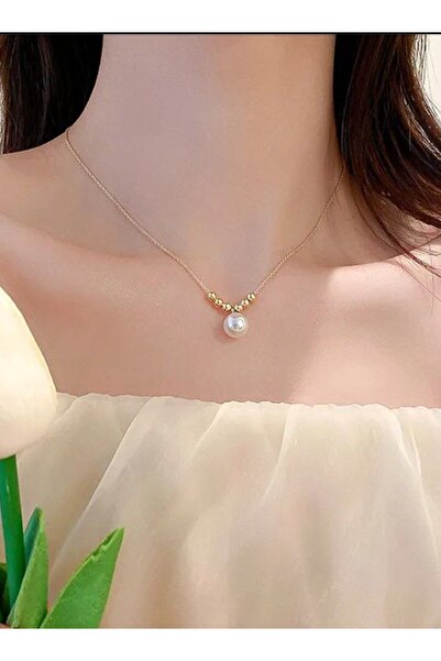 Shiklik MODA قم بتكملة أناقتك مع قلادة سلسلة اللؤلؤ الأنيقة