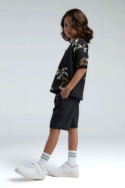 Rolypoly Boy's bermuda set - anthracite
