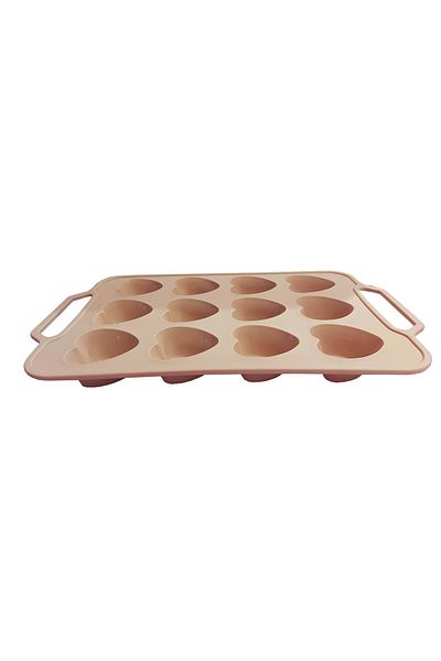 BV Tavă din silicon, 12 inimioare, 37 cm, Cookstyle, 129COF