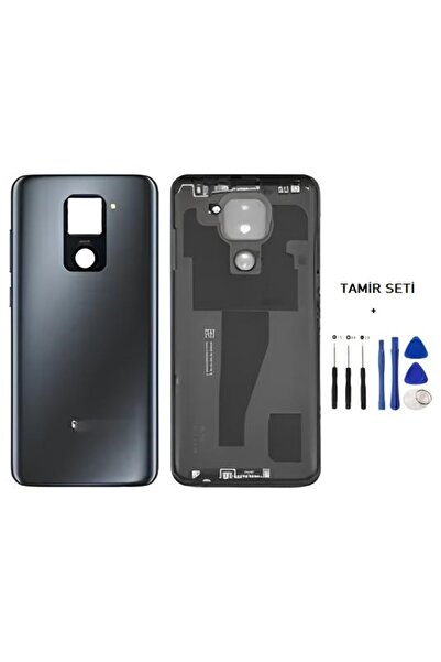 indirimplus Xiaomi Redmi Note 9 Kasa Arka Kapak FULL Takım SİYAH TAMİR SETİ