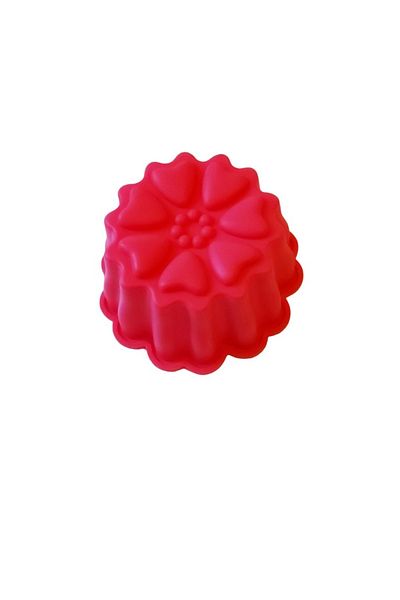 BV Silicone muffin mold, 1 cavity, Red, 9 cm, 330COF