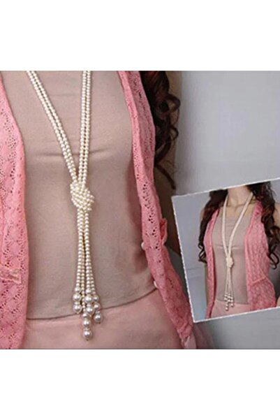 Shiklik MODA ارفع أناقتك مع قلادة طويلة من اللؤلؤ الأنيق