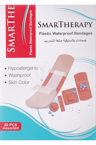 UPKOCH Smart Therapy Plastic Bandages, 50 Pieces