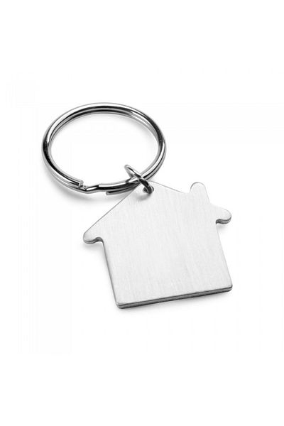 dalimag House-shaped aluminum keychain