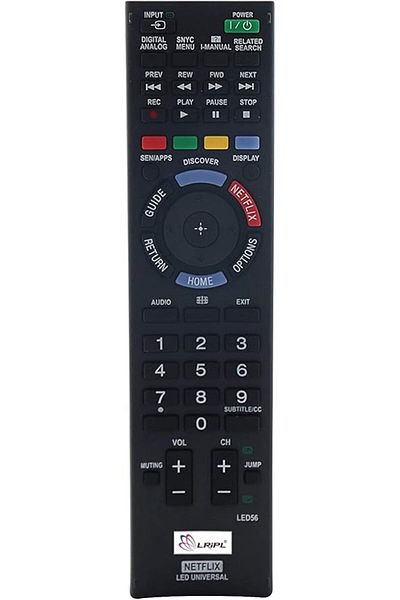 The Bros Lripl Universal LCD/LED Remote Compatible for Sony Bravia with Netflix button