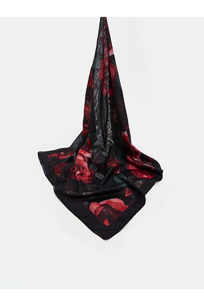 LC Waikiki Lcw Accessories Black Patterned Women's Shawl