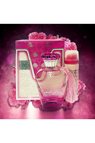 ARD AL ZAAFARAN Turab Al Dhahab Amazing Rose Eau De Parfum, 100ml Deodorant Spray, 100 ml