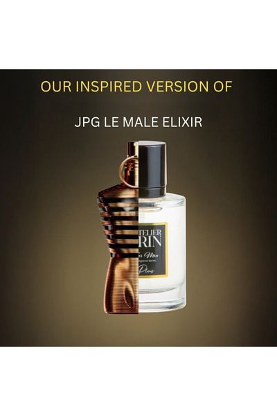LATELİER ERİN Apa de Parfum L’Atelier ERIN M139, 50 ml, pentru barbati, inspirat din JPG Le Male Elixir