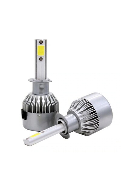 dalimag Kit 2 becuri halogen LED auto H7 36w 3800 lumeni 6000k C6 12-24v