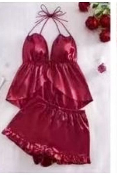 Star Fashion Bride or godmother pajamas, satin, 2 pieces