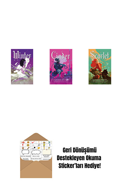 Artemis Yayınları Marissa Meyer 3 Kitap Set + Okuma Sticker'ları