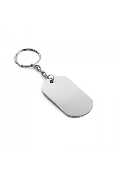 dalimag Breloc din aluminiu, dreptunghiular, inel de prindere