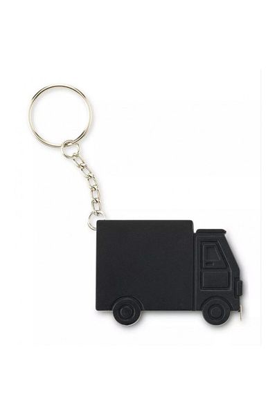 dalimag Keychain Tape Measure, 1 m, Truck Model, Black