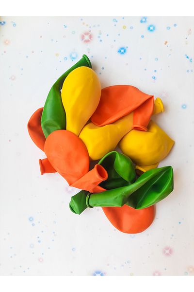 Atolye Doruk Safari Birthday Balloon Set, Party Table Decoration. Birthday Organization Wall Decoration-10 Pieces
