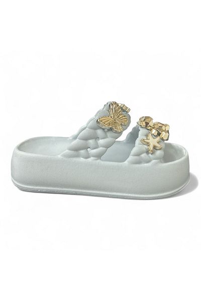 Firibu Children's Sticker Eva Slippers Sandals Girl's Stone Buckle