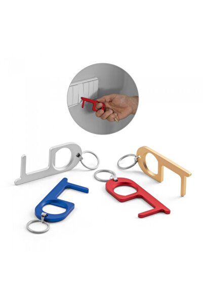 dalimag Breloc din aluminiu cu desfacator de sticle, deschide usi, apasa butoane