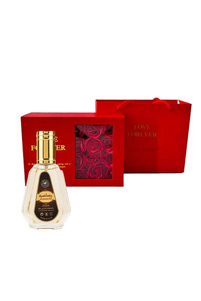 ARD AL ZAAFARAN Surprizam gift set Ard al Zaafaran Romancea Eau de Parfum, 50 ml and Rose Box
