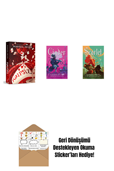 Artemis Yayınları Marissa Meyer 3 Kitap Set + Okuma Sticker'ları