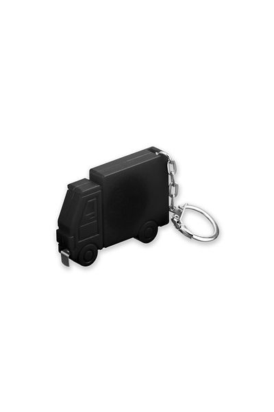 dalimag Keychain Tape Measure, 1 m, Truck Model, Black