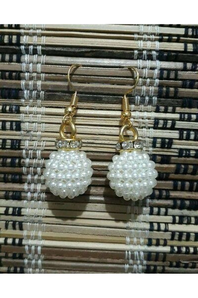 Shiklik MODA Pearl Model Gold Color Earrings to Complete Your Elegance