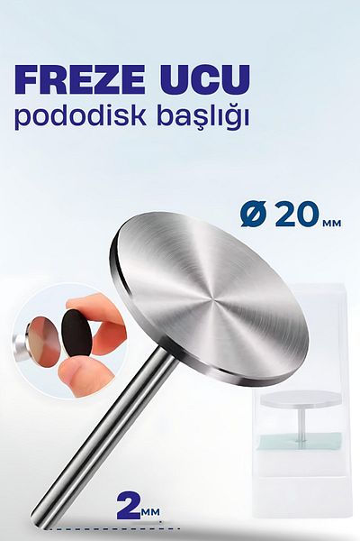 Transformacion 20 mm Pododisk Head - Pododisk Milling Bit Professional Stainless Steel