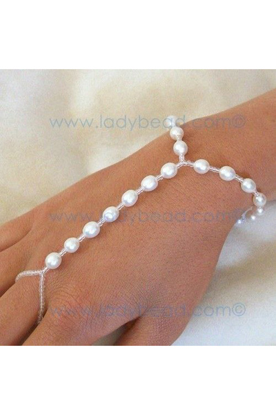 Shiklik MODA Women's Shahmeran with White Pearl Beads to Complete Your Elegance