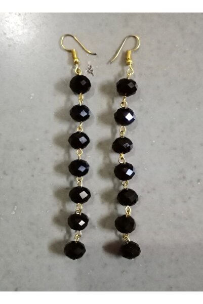 Generic Brand Elegant Black Stone Earrings to Complement Your Elegance