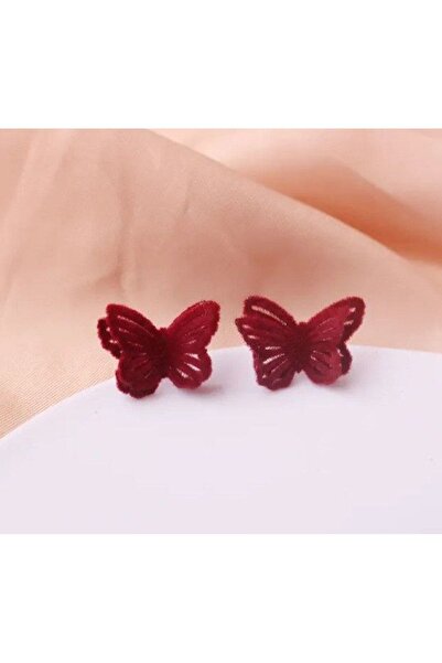 Shiklik MODA ارتقِ بفخرك مع أقراط الفراشة القطيفة الأنيقة