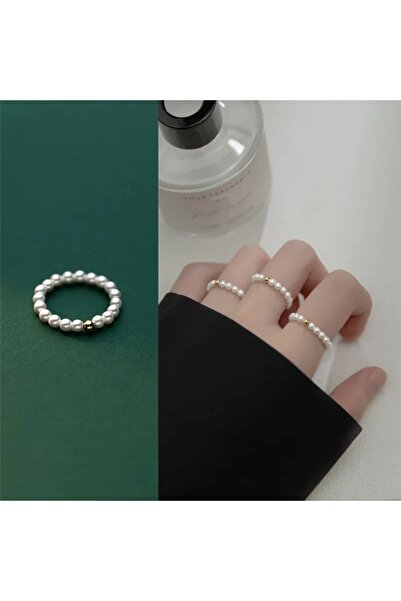 Shiklik MODA ارتقِ بأسلوبك مع مجموعة خواتم أنيقة مرصعة باللؤلؤ