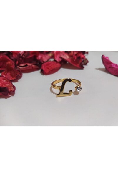 Shiklik MODA الاناقة الشخصية مع خاتم الحرف الذهبي الرقيق