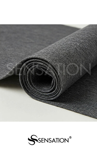 sensatıon Gray Thick Felt Activity Felt Hobby Purpose Felt 50X100Cm - Half a ...