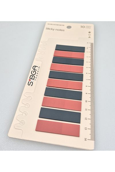 sibga tasarım Transparent Colored Postit Post-it Post It.Bookmark Bookmark Postit Sticker Note Paper 200 Sheets