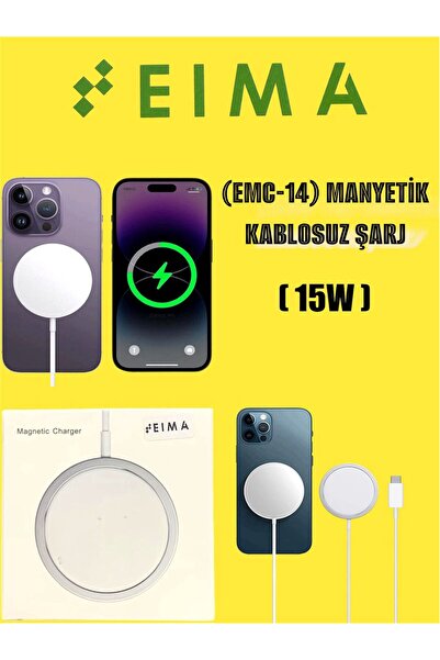 Bestech Manyetik Kablosuz Şarj 15W Magsafe Şarj Aleti emc14