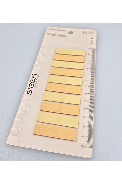sibga tasarım Transparent Yellow Postit Post-It Post It. Bookmark Bookmark Postit Sticker Note Paper 200 Sheets