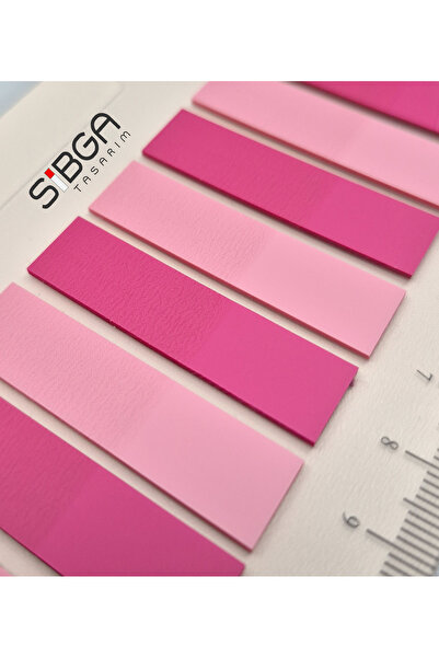 sibga tasarım Transparent Pink Postit Post-It Post It. Bookmark Bookmark Postit Sticker Note Paper 200 Sheets