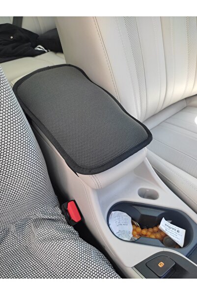 SS Oto Togg Uyumlu Oto Kol Dayama Minderi 29x19 Cm Kaymaz Alt Yüzey (LASTİKLİ...