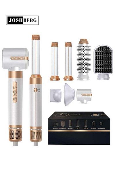 Generic Joshberg 7 in 1 Hair Styler Brush & Hair Dryer, Hair Curler, Hot Air Brush Set