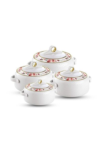 Nayasa Nyasa 4-piece small container set, made in India, 500/1000/1500/2000 ml