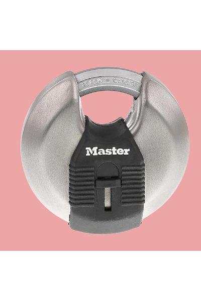 Master Lock Magnum Discus Padlock Silver and Black