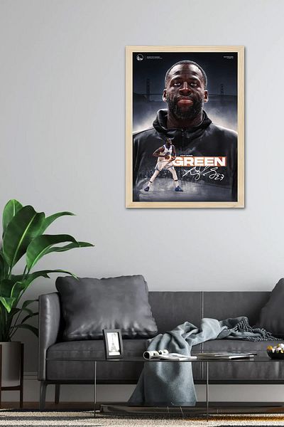 Saturn Pictură înrămată Draymond Green - Pictură poster NBA de baschet