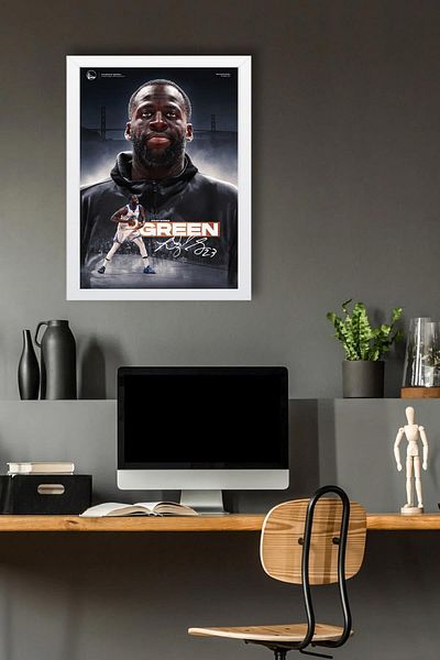 Saturn Pictură înrămată Draymond Green - Pictură poster NBA de baschet