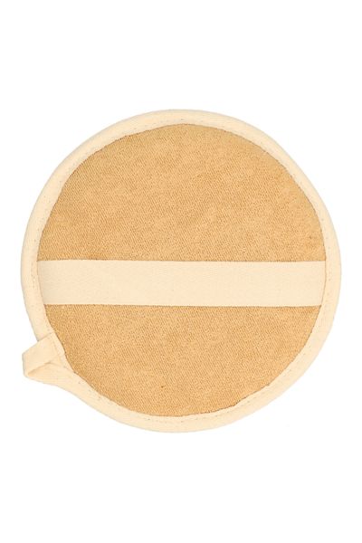 HONEYBEE Lightweight Eco Friendly Natural Round Shape Bath Loofah Beige