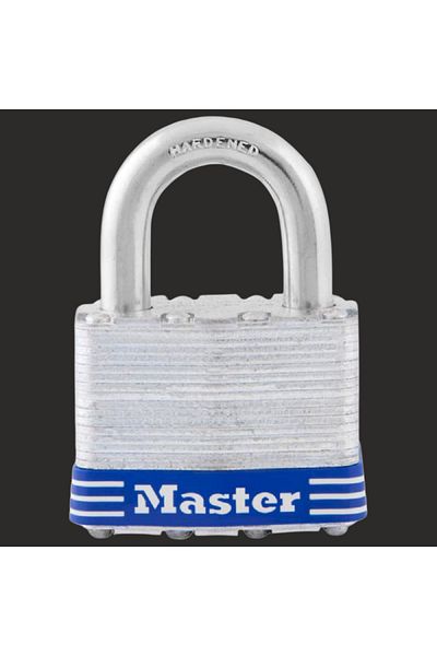 Master Lock 4-Pin Laminated Steel Padlock Silver 2inch