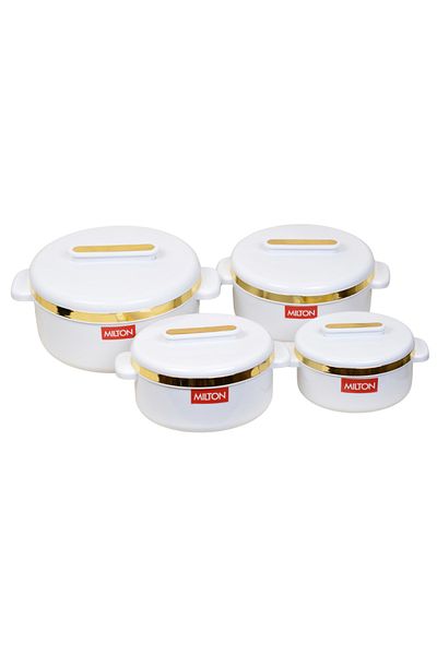 Milton 4-piece food container set, 0.5 / 1 / 1.5 / 2.5 liters