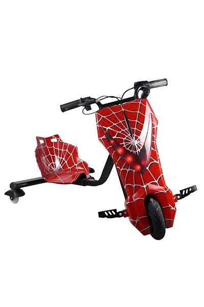 rexa Spider-Man Baby Drift Scooter – 3-Wheel Toddler Ride-On with Light-Up Wheels