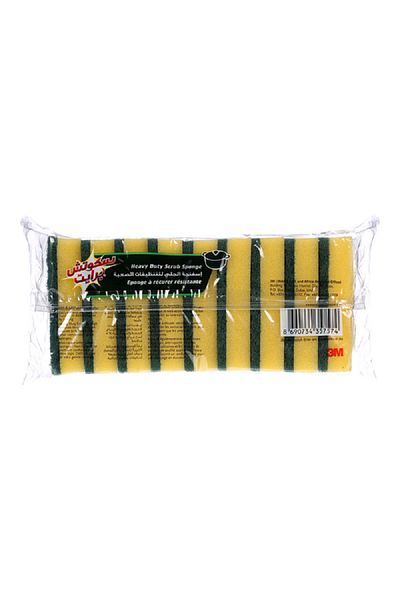 Scotch Brite 9-Piece Heavy Duty Classic Flat Laminate Scrub Sponge Green