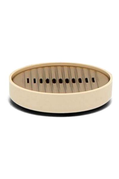 Prima Nova Lenox Glossy Finish Round Durable Plastic Soap Dish