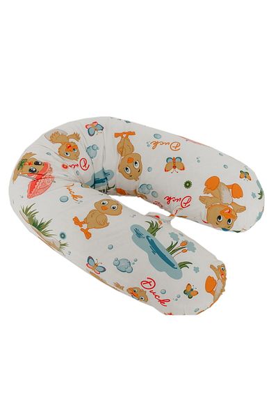 OEM 3 in 1 Lucia pregnancy pillow, Removable cover, Anti-allergenic, Duckling pattern, Size 135x35 cm