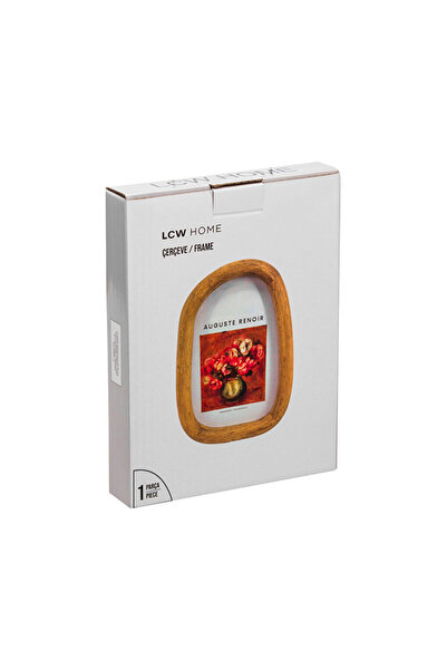 LC Waikiki Sari Dekoratif Ahşap Fotoğraf Çerçevesi 17 cm
