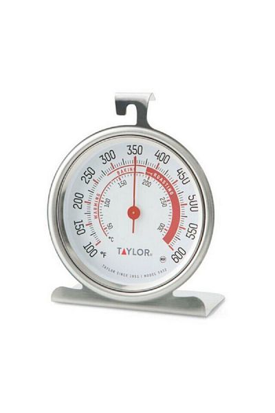 Taylor Stainless Steel Classic Oven Thermometer Silver and White